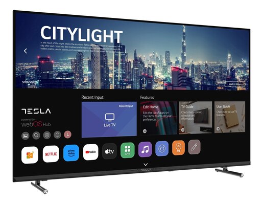 Tesla 43E645BFW LED TV 43" full HD, WebOS smart, ThinQ AI, AirPlay, Miracast, DVB-T2/C/S2