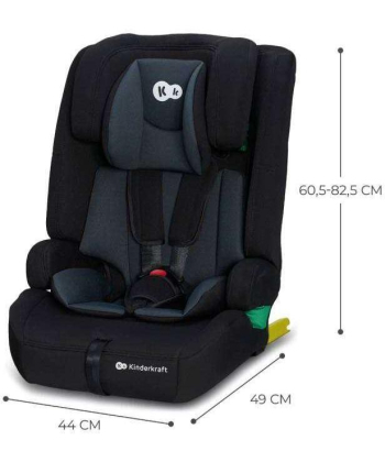 Kinderkraft autosediste safety fix2 i-size 76-150cm KCSAFI02BLK0000