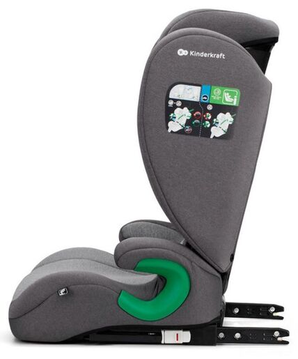 Kinderkraft autosediste junior fix i-size 100-150cm KCJUFI20GRY0000