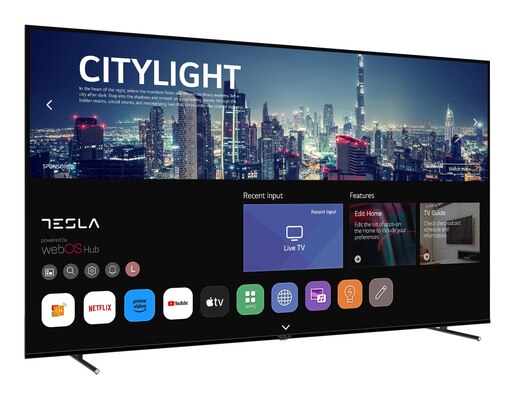 Tesla 85E645BUW LED TV 85" ultra HD, WebOS smart, Magic remote, ThinQ AI, DVB-T2/C/S2