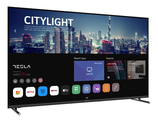 Tesla 50E645BUW LED TV 50" ultra HD, WebOS smart, Magic remote, ThinQ AI, DVB-T2/C/S2