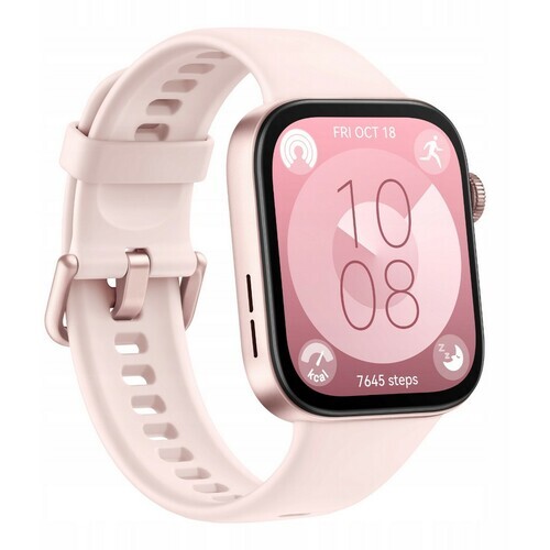 Huawei Watch FIT 3, Silikon narukvica, Roza, Pametni sat