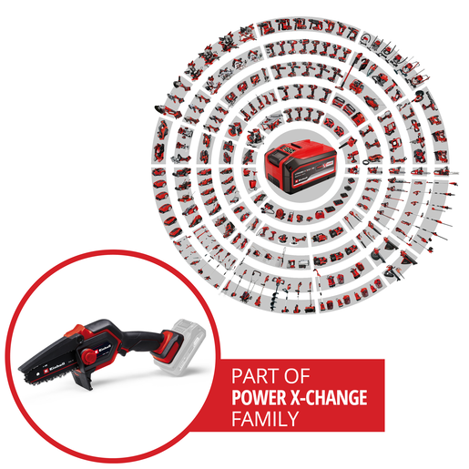 Einhell GE-PS 18/15 Li BL-Solo, Akumulatorska lančana testera za orezivanje