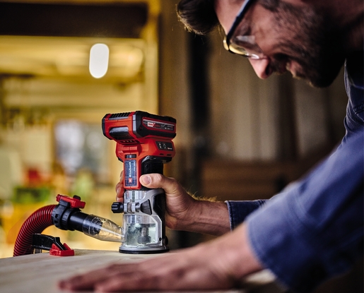 Einhell TP-ET 18 Li BL - Solo. Akumulatorska jednoručna glodalica