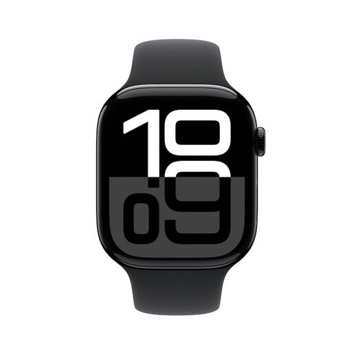 Apple Watch S10 GPS 42mm, Jet Black, Alu Case/Black Sport Band - M/L, MWWF3QV/A