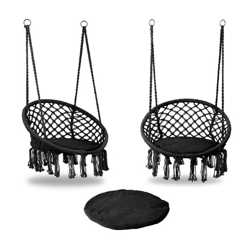 ModernHome ljuljaška za terasu modern 2 black