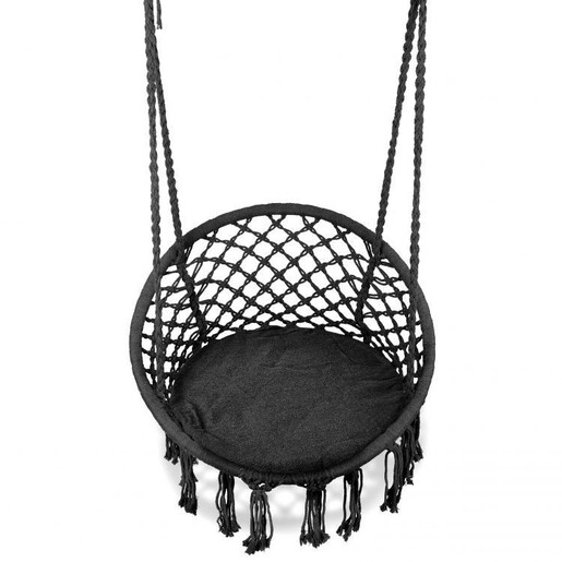 LJULJAŠKA ZA TERASU MODERN - CRNA