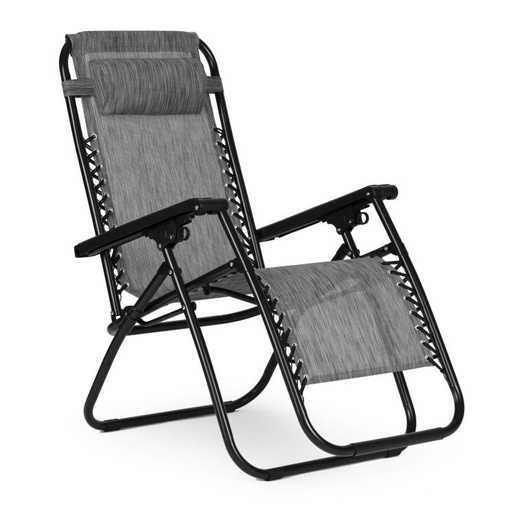 ModernHome baštenska fotelja zero gravity gray