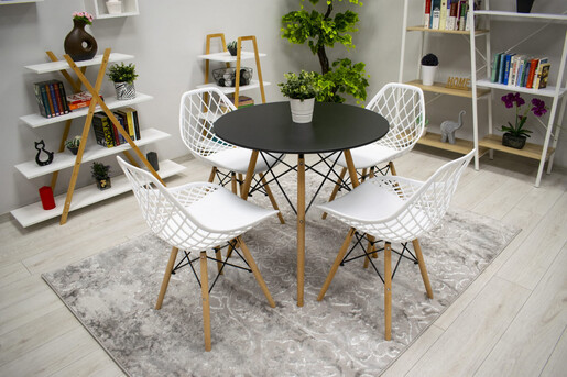 ModernHome Roma set 4 stolice - white