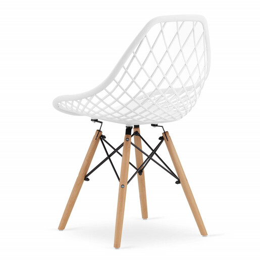 ModernHome Roma set 4 stolice - white