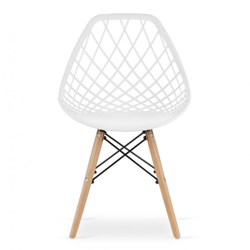 ModernHome Roma set 4 stolice - white