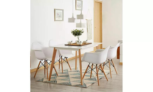 ModernHome Modena set 4 stolice - white