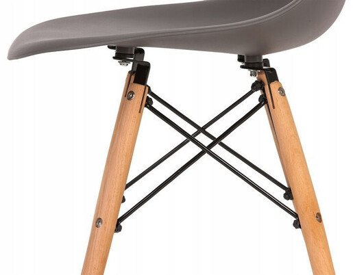 ModernHome Milano set 4 stolice - gray