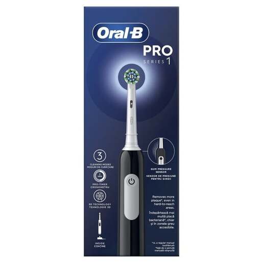 Oral B električna četkica za zube Pro, crna