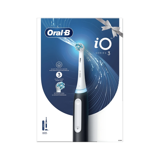 Oral B električna četkica za zube  iO3, crna + kutija