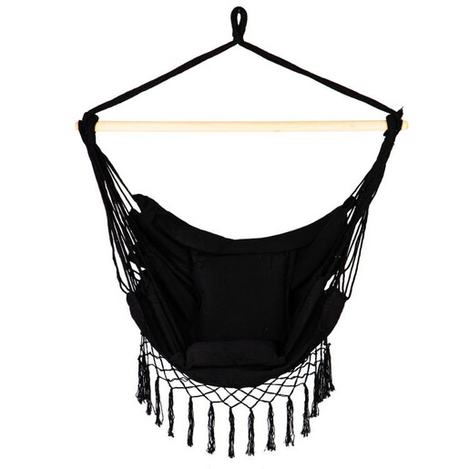 ModernHome Ljuljaška za terasu RIO - crna