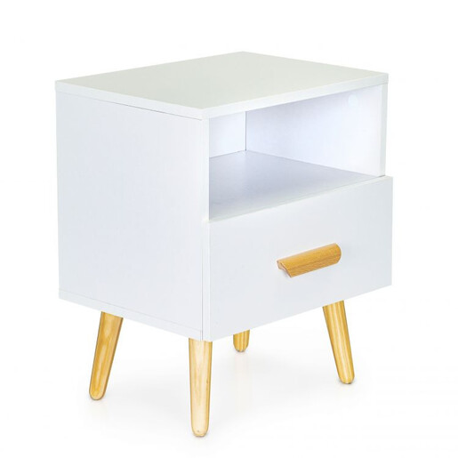 ModernHome Noćni stočić fioka Nova - Bela