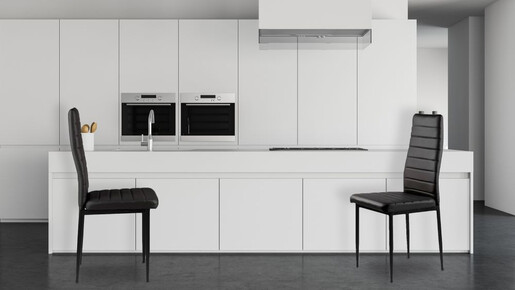 ModernHome Trpezarijske stolice set 4 kom Tami - full black