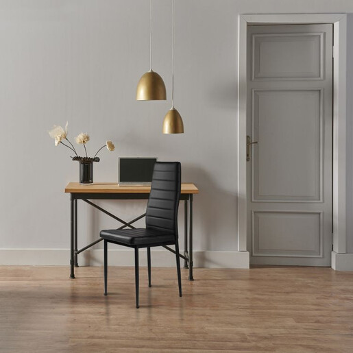 ModernHome Trpezarijske stolice set 4 kom Tami - full black