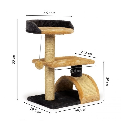 Petsi Češko za mačke sa visećom igračkom brown