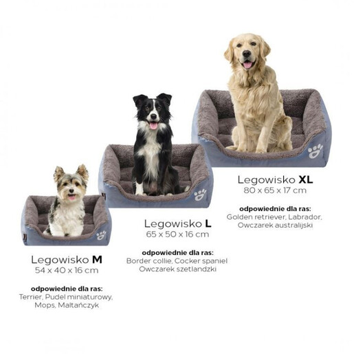Petsi Krevet za kucne ljubimce M - sivi