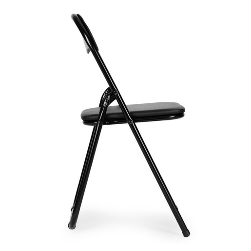 ModernHome Set od 6 sklopivih stolica black eco-leather