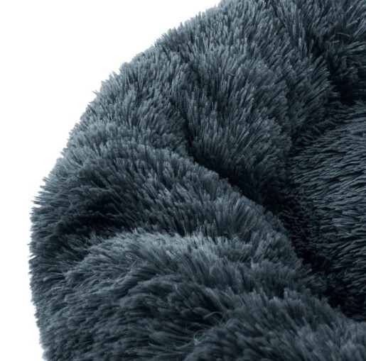 Petsi Plisani krevet za kucne ljubimce 80cm - tamno siva