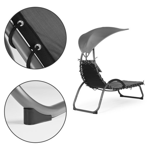 ModernHome Baštenska ležaljka sa tendom