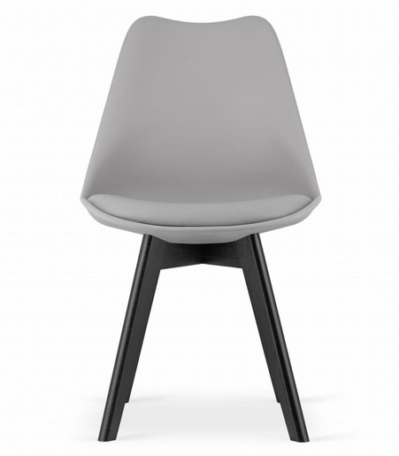 ModernHome Napoli set 4 stolice - gray black