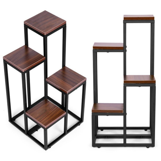 ModernHome Polica za cveće - dark walnut