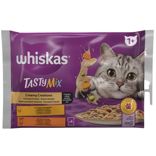 Whiskas kesice 4-pack + pouch TM lamb&turkey 85