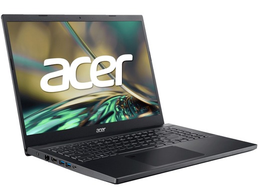 Laptop ACER Aspire 7 A715-76G-59SF NH.QN4EX.005, 15.6 FHD IPS, Intel Core i5 12450H, 16GB RAM, 512GB SSD, nVIDIA GeForce RTX 2050 4GB, DOS