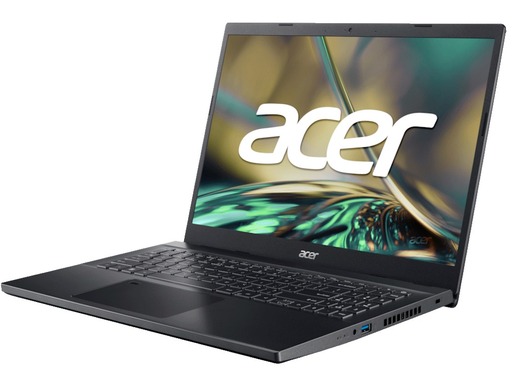 Laptop ACER Aspire 7 A715-76G-59SF NH.QN4EX.005, 15.6 FHD IPS, Intel Core i5 12450H, 16GB RAM, 512GB SSD, nVIDIA GeForce RTX 2050 4GB, DOS