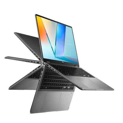 Laptop ASUS Vivobook 16 Flip TP3607SA-RJ013W, 16 3K Touch, Intel Core Ultra 7 258V, 32GB RAM, 1TB SSD, Windows 11 Home