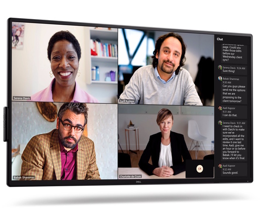 Monitor 55 DELL P5525QC, 4K, IPS, 60Hz, 8ms, HDMI, DP, RS232, USB-B, USB-A, USB-C, Conference Room monitor