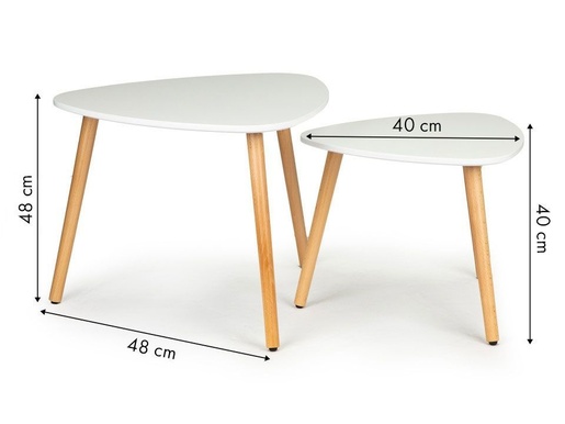 ModernHome  Klub sto ,set od sva komada drveni