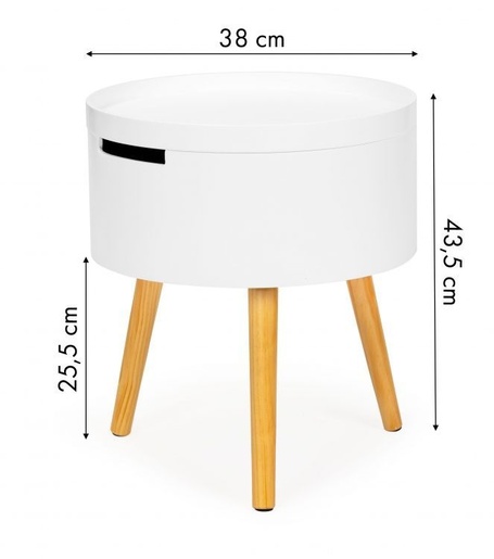 ModernHome  Okrugli klub sto sa ostavom