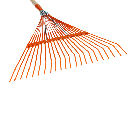 Trakaste grablje za lišće i granje 22 z sa drvenom drškom ojačane