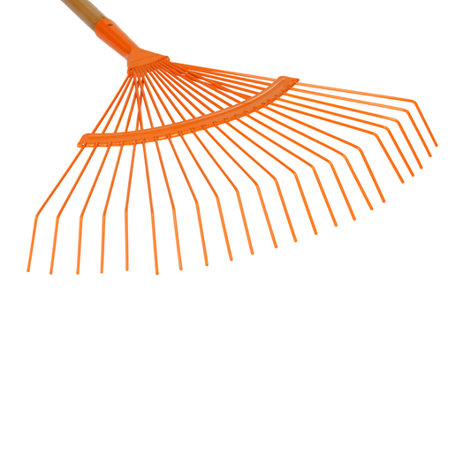 Žičane grablje za lišće i granje 22 z sa drvenom drškom