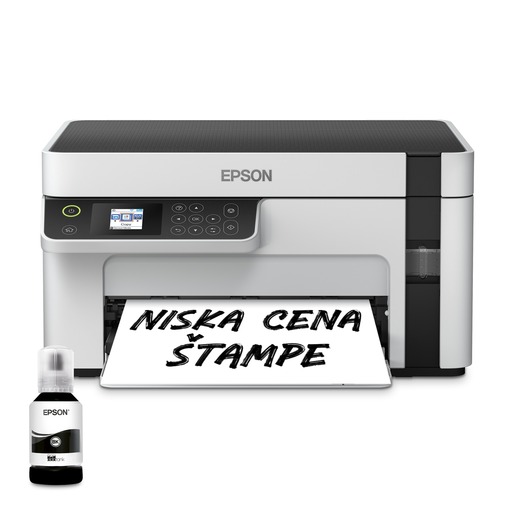Epson multifunkcionalni inkjet crno-beli štampač EcoTank M2120, C11CJ18402