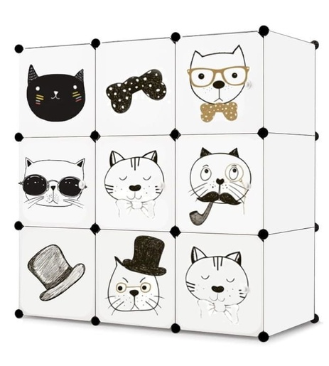 DJEČIJI ORMAR SA 9 POLICA CATS 2