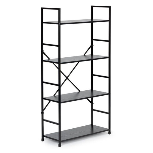ModernHome  Polica za knjige LOFT 4 black