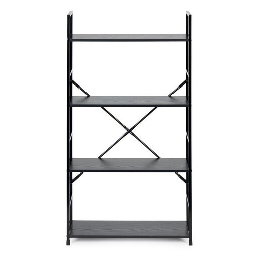 ModernHome  Polica za knjige LOFT 4 black