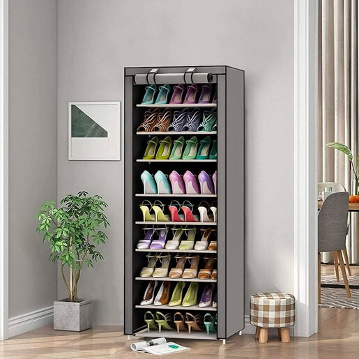 ModernHome  Platneni cipelarnik sa policama