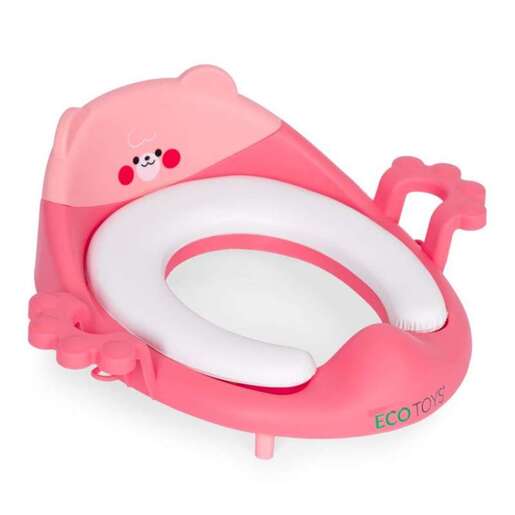 EcoToys Adapter za WC šolju sa rukohvatima PP104 PINK