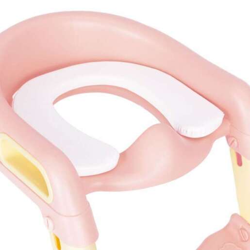EcoToys Adapter za WC šolju za decu sa stepenikom HA-P23S PINK