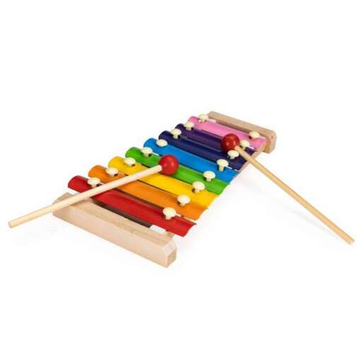 Eco Toys Drveni Muzički instrumenti za decu set od 10 komada sa rancem MA01