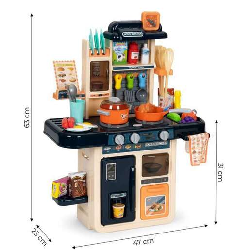 Eco Toys Dečija kuhinja sa zvukom HC493096 BLUE