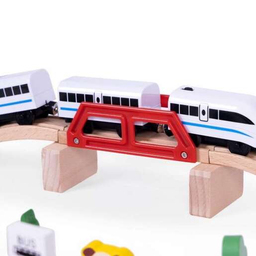 Eco Toys Drveni Voz set na baterije HM180995