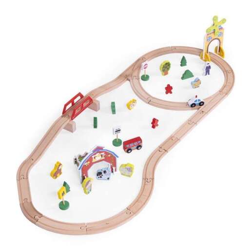 Eco Toys Drveni Voz set na baterije HM180995